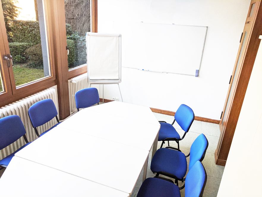 Salle O : Exemple d'aménagement pour réunion de management